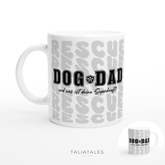 RESCUE DOG Edition Tasse x DOG DAD BK
