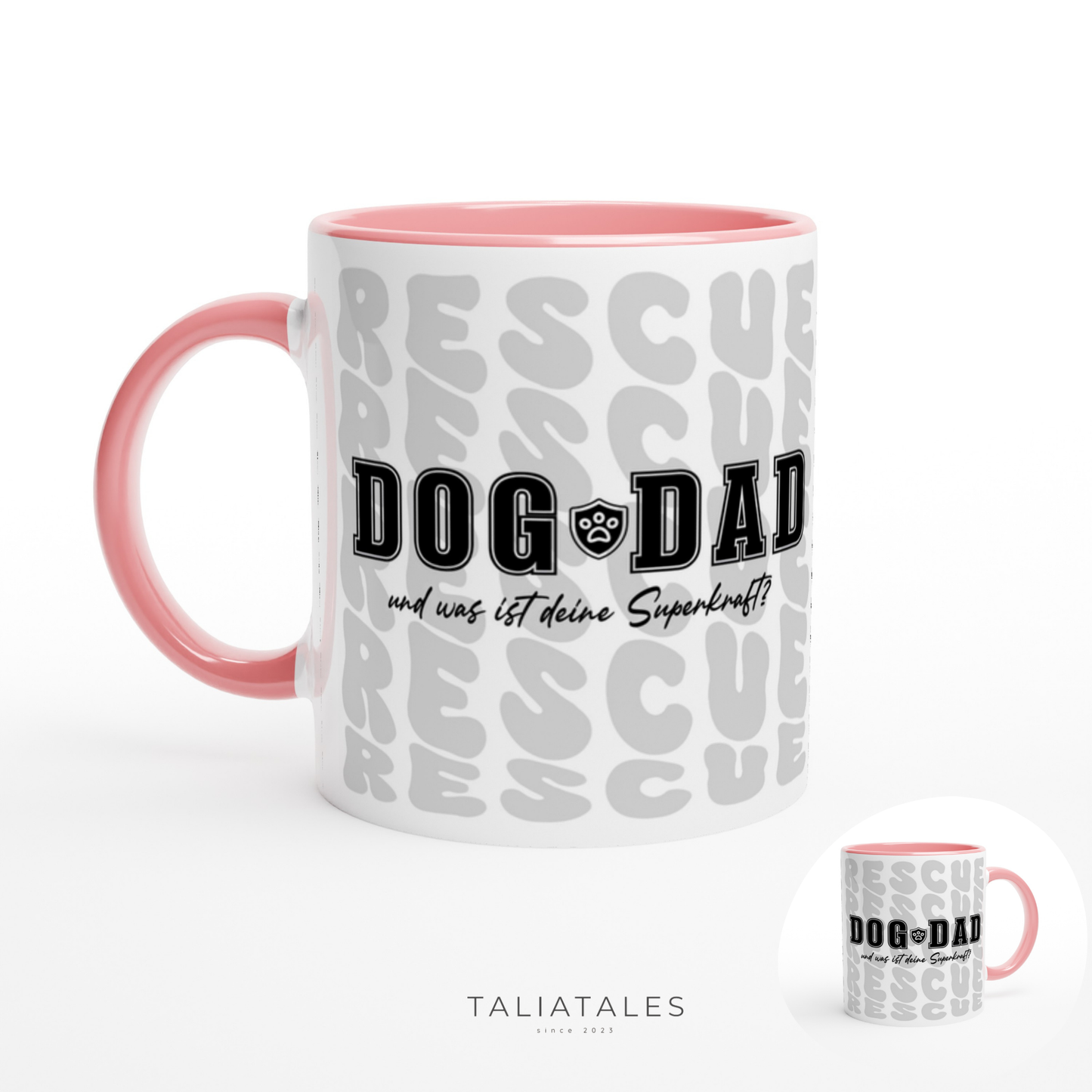 RESCUE DOG Edition Tasse x DOG DAD BK