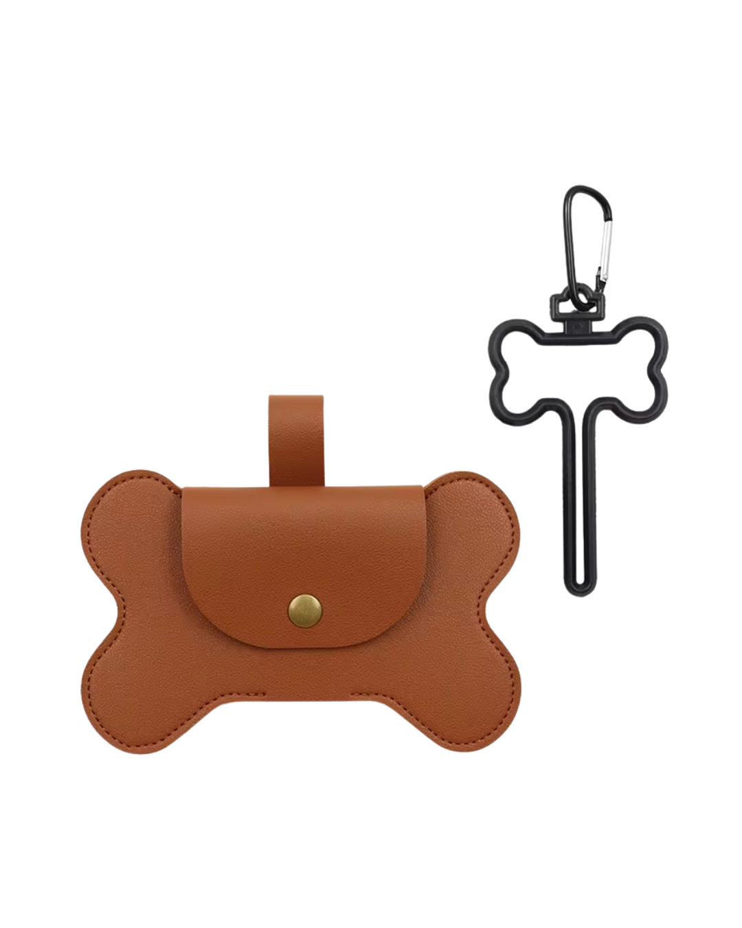 XXL Kotbeutelspender Set – Braun