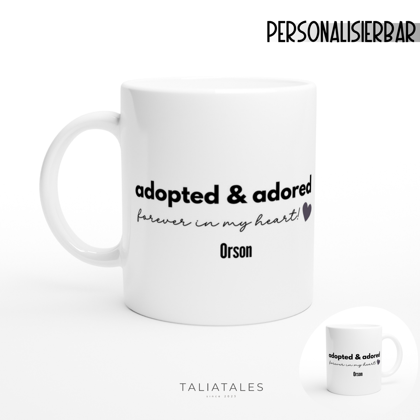 RESCUE DOG Edition Tasse BK *personalisierbar*