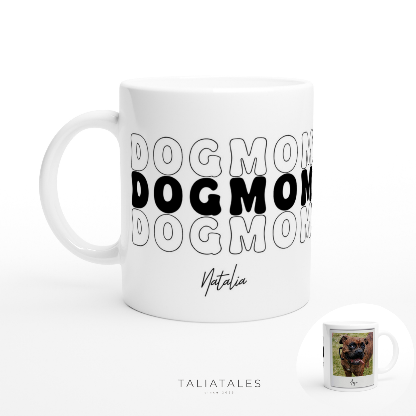 Personalisierte IN MY DOG MOM ERA Fototasse III