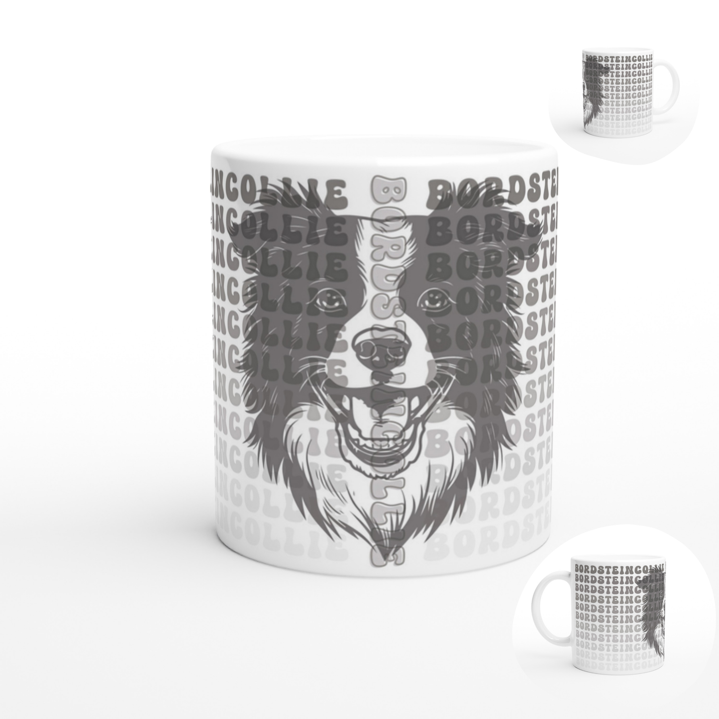 Tasse "Bordsteincollie" Border Collie 2 Hundetasse