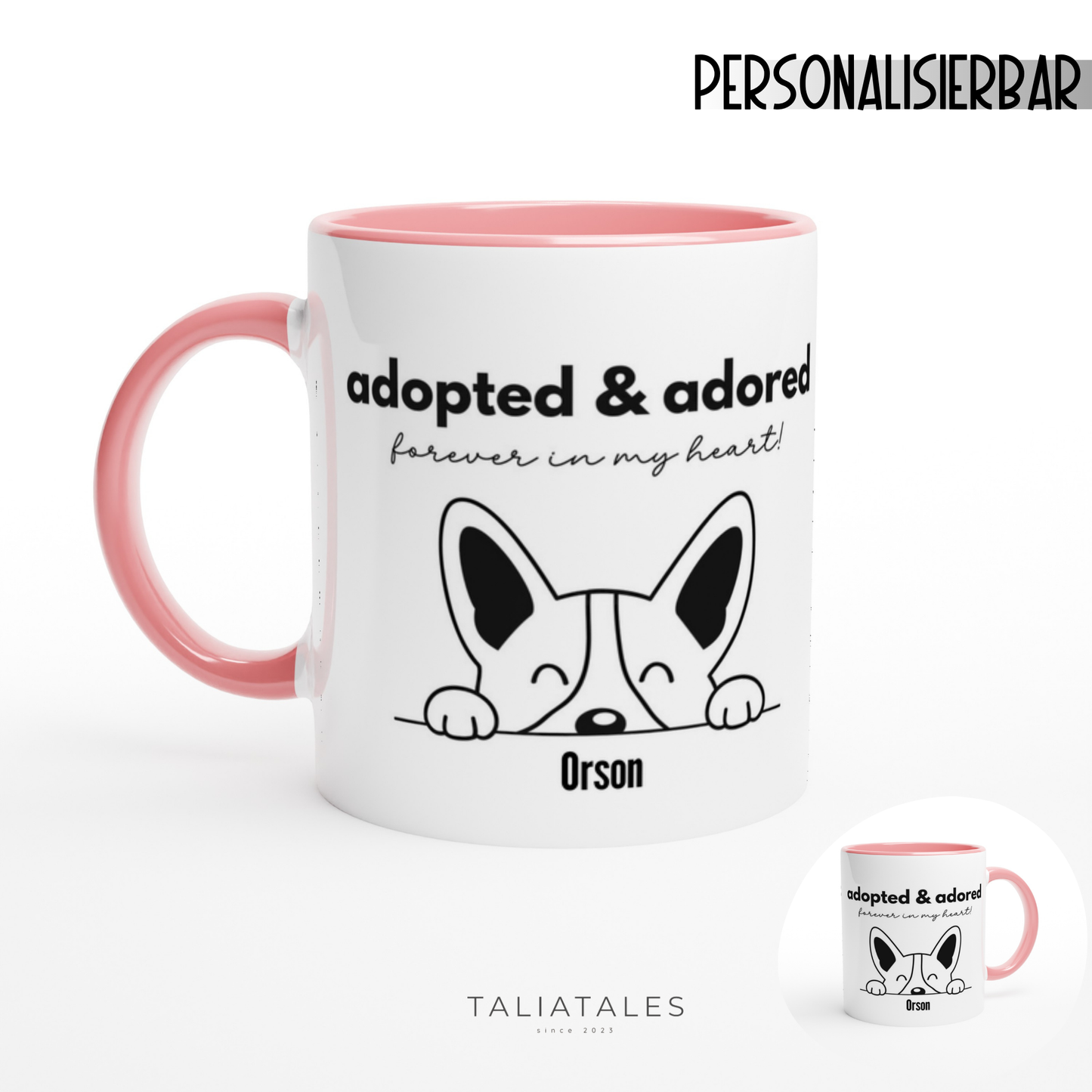 RESCUE DOG Edition Tasse x SMILE *personalisierbar*
