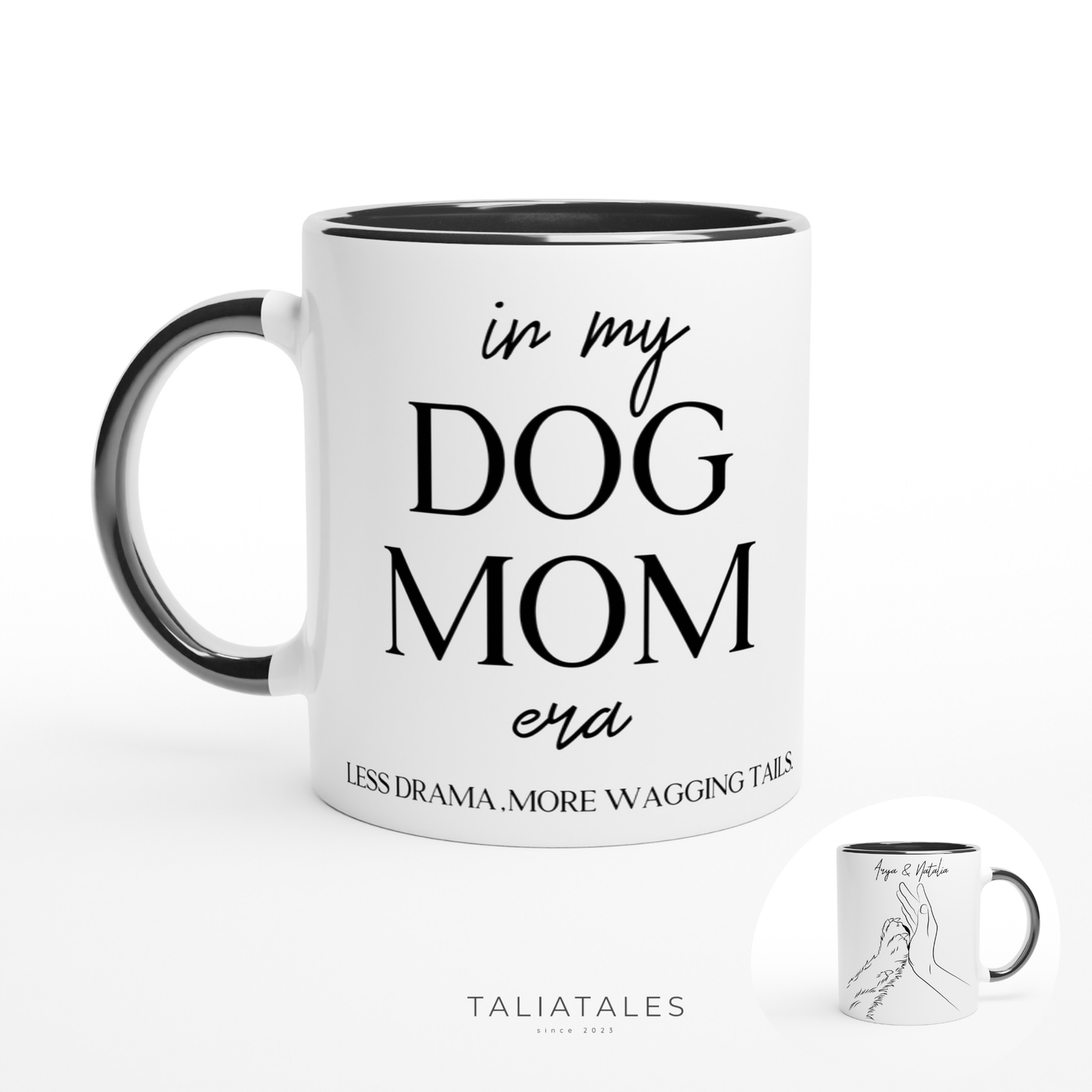 Personalisierte IN MY DOG MOM ERA Tasse