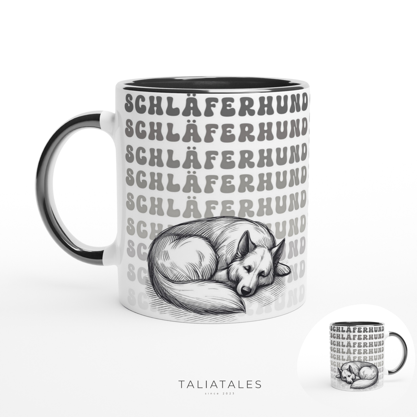 Tasse "Schläferhund" Schäferhund Hundetasse