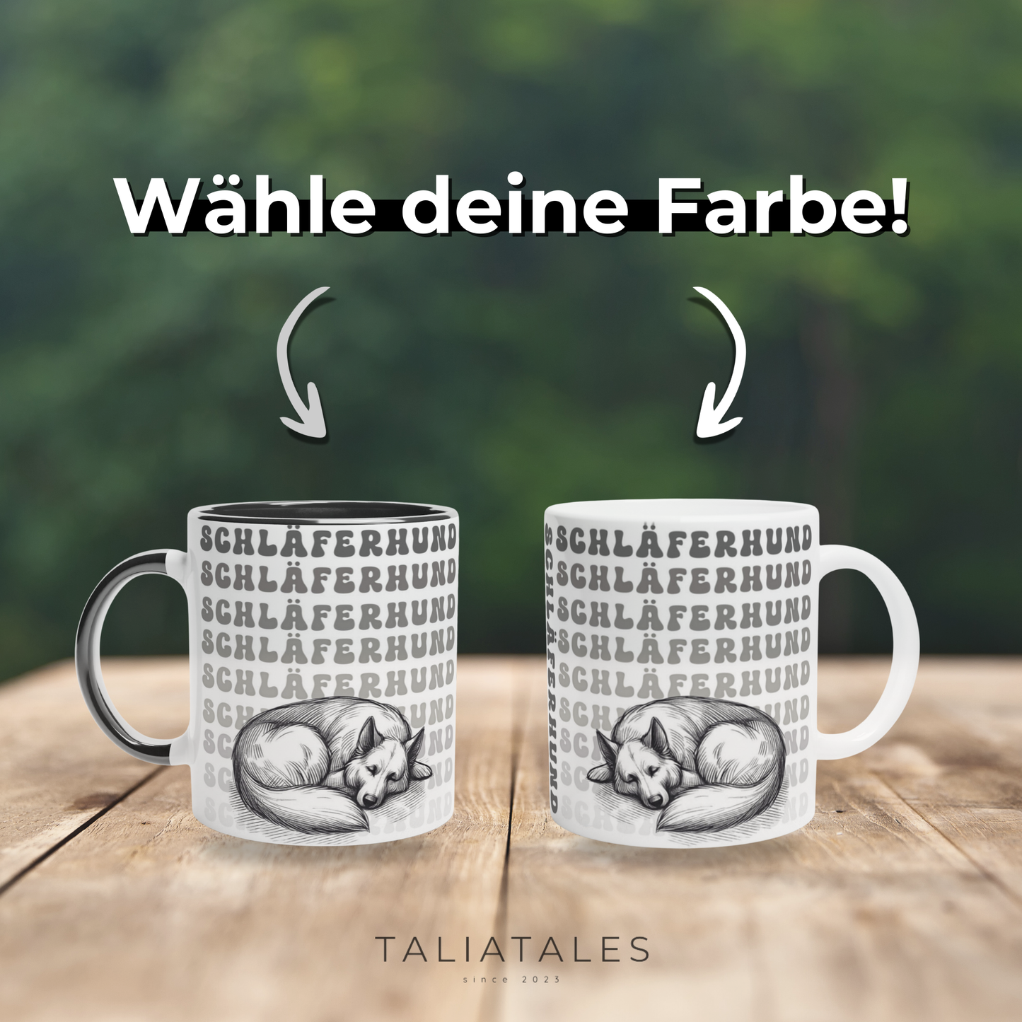 Tasse "Schläferhund" Schäferhund Hundetasse
