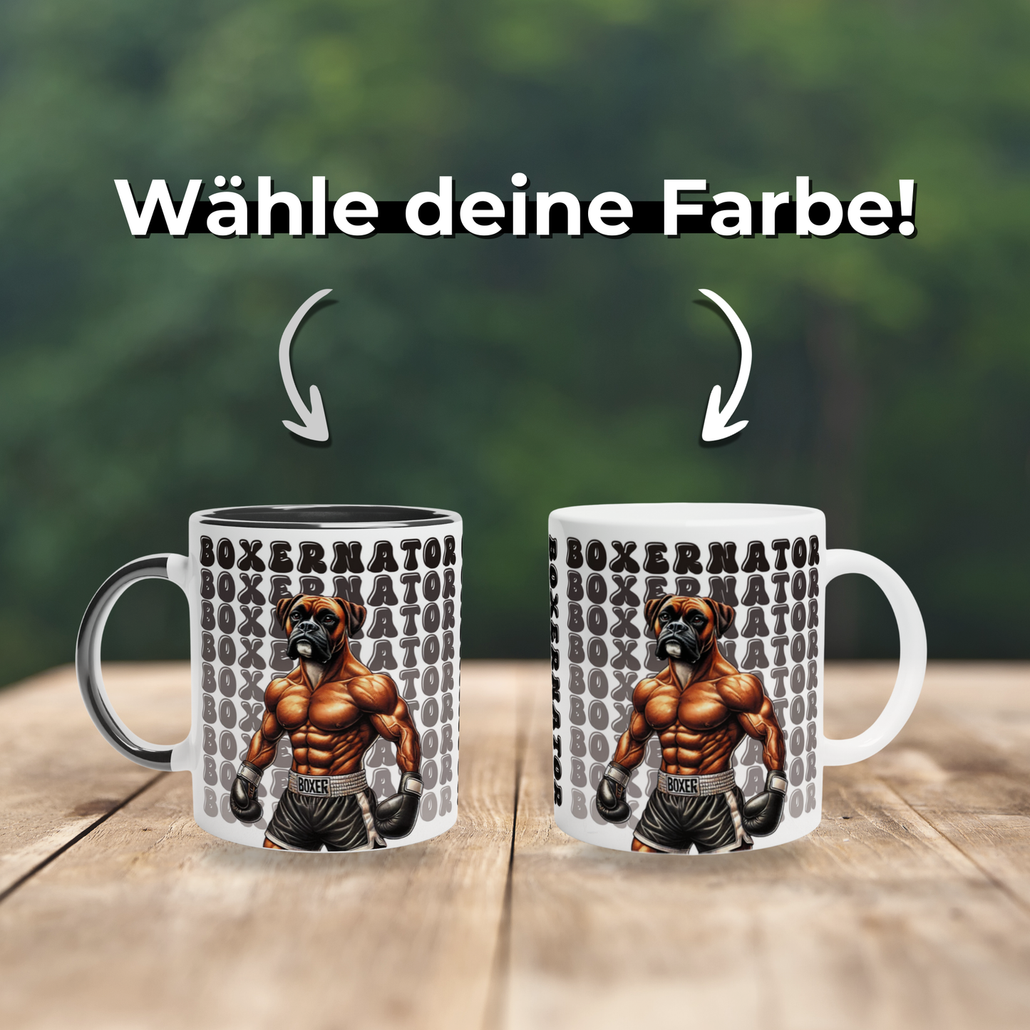 Tasse "Boxernator" Boxer Hundetasse