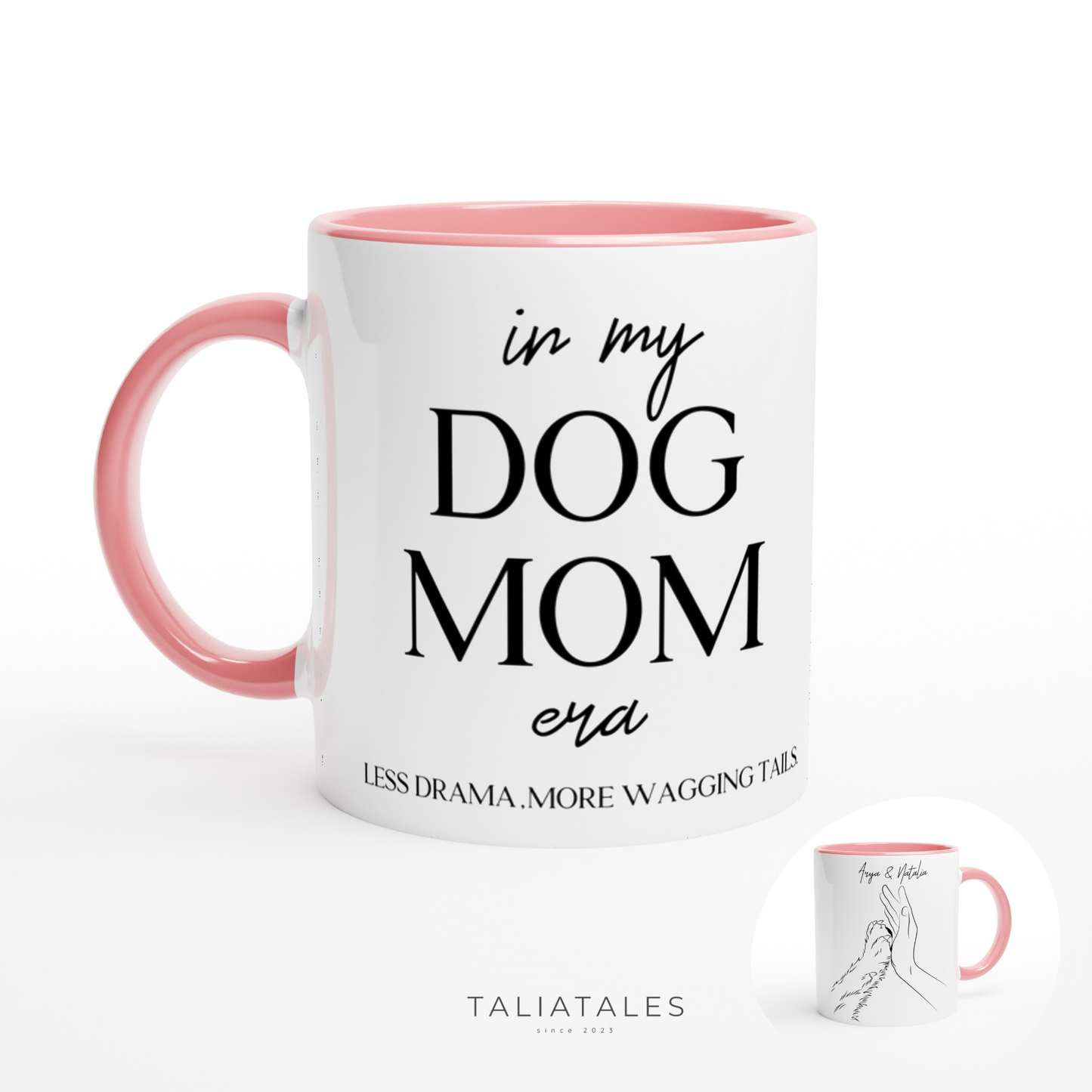 Personalisierte IN MY DOG MOM ERA Tasse