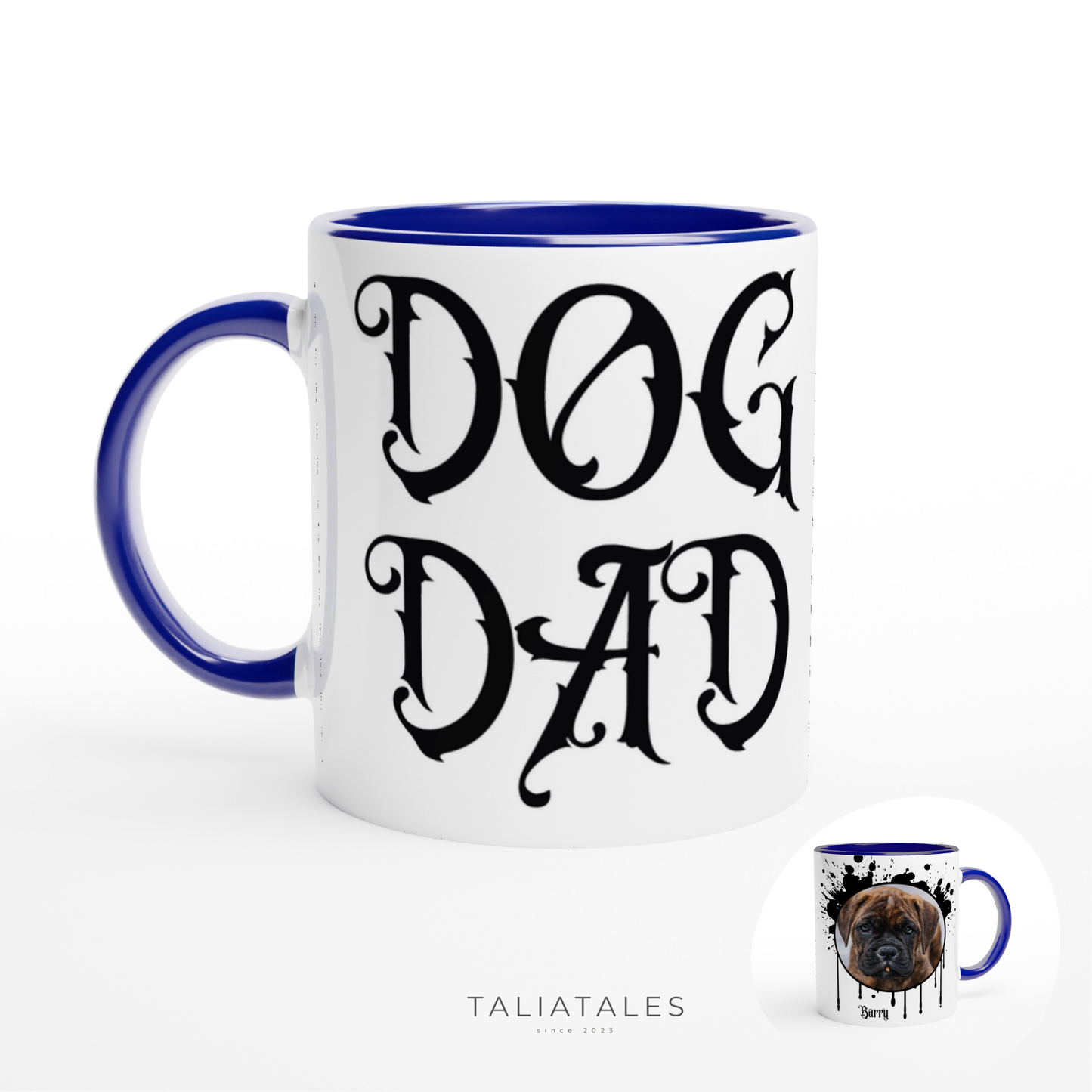 Personalisierte DOG DAD Fototasse I