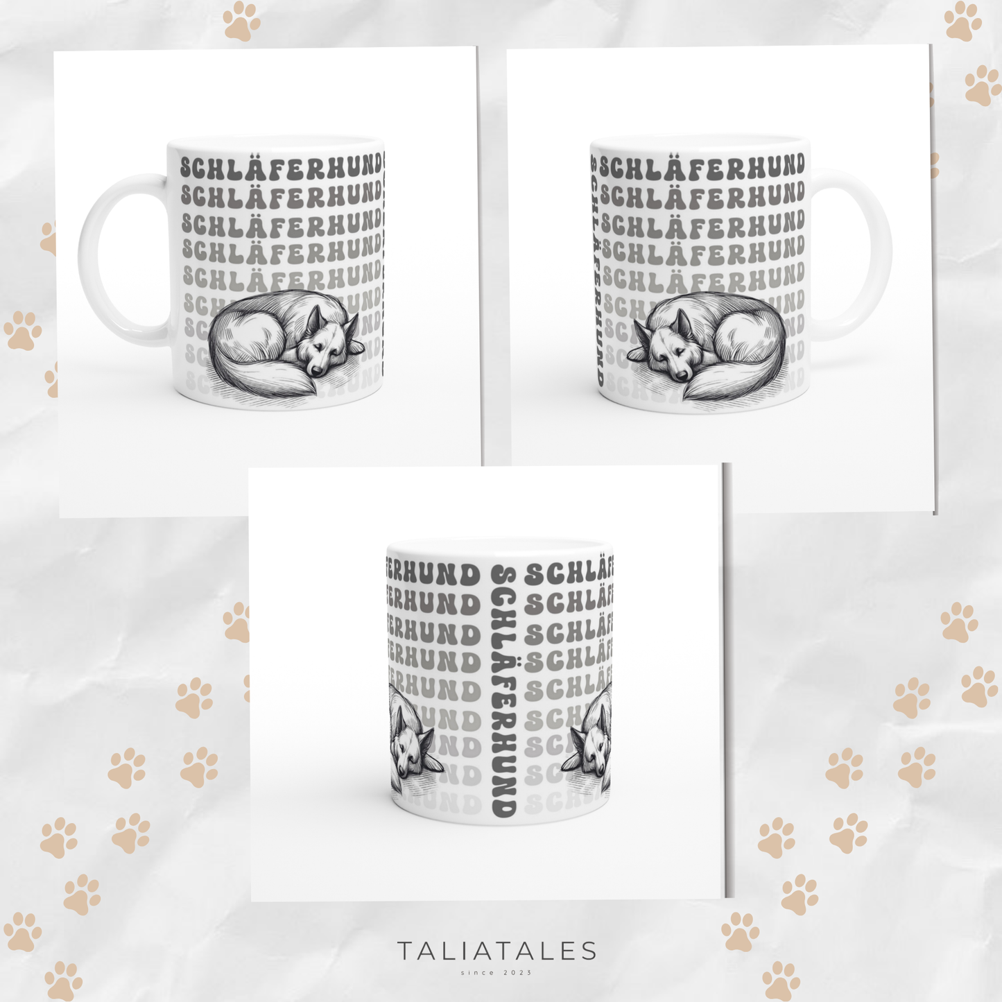 Tasse "Schläferhund" Schäferhund Hundetasse