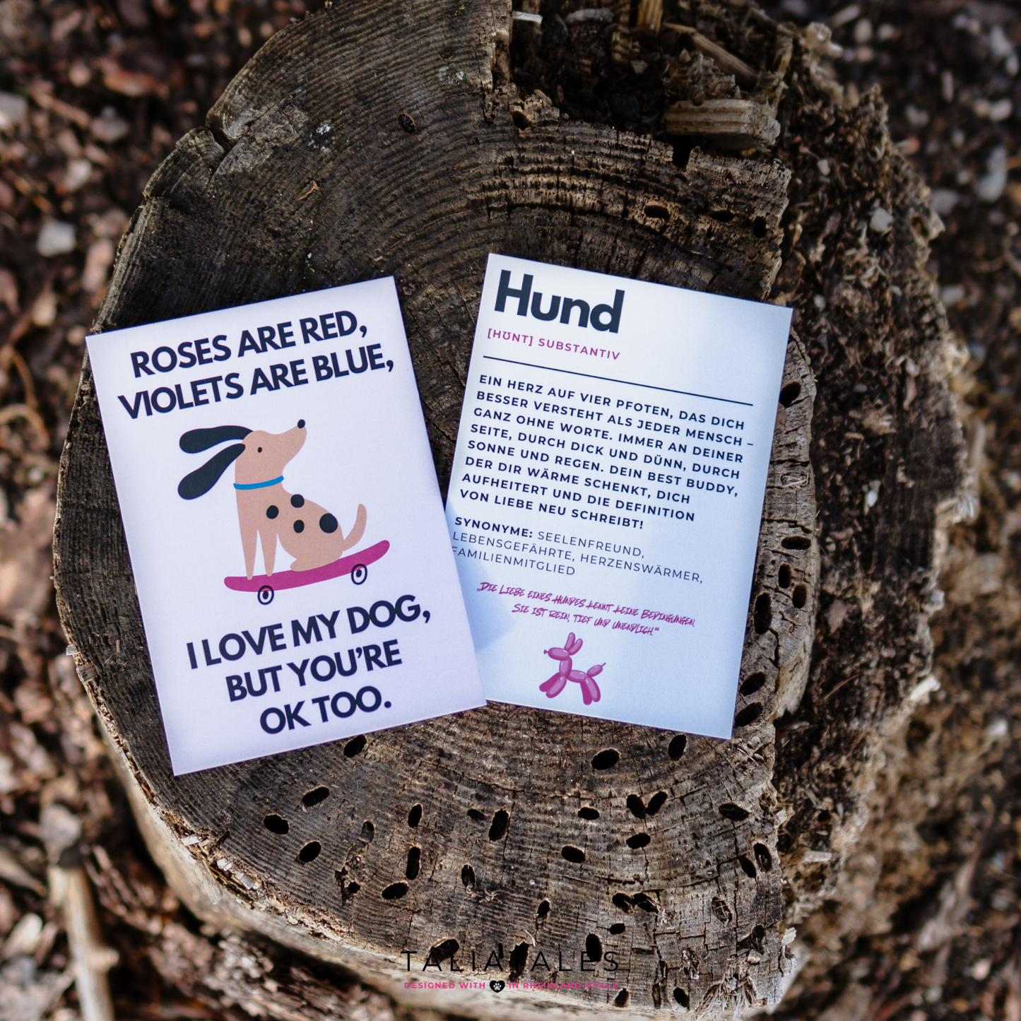 Postkarte Hund #2