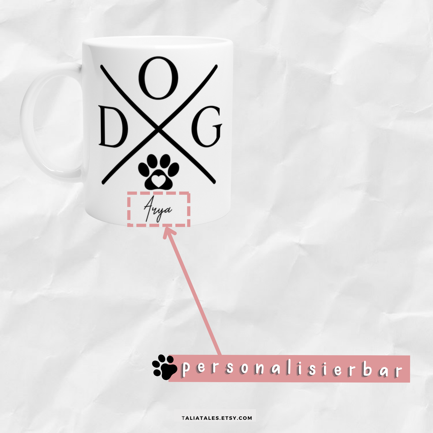 DOG TASSE - WHITE EDITION