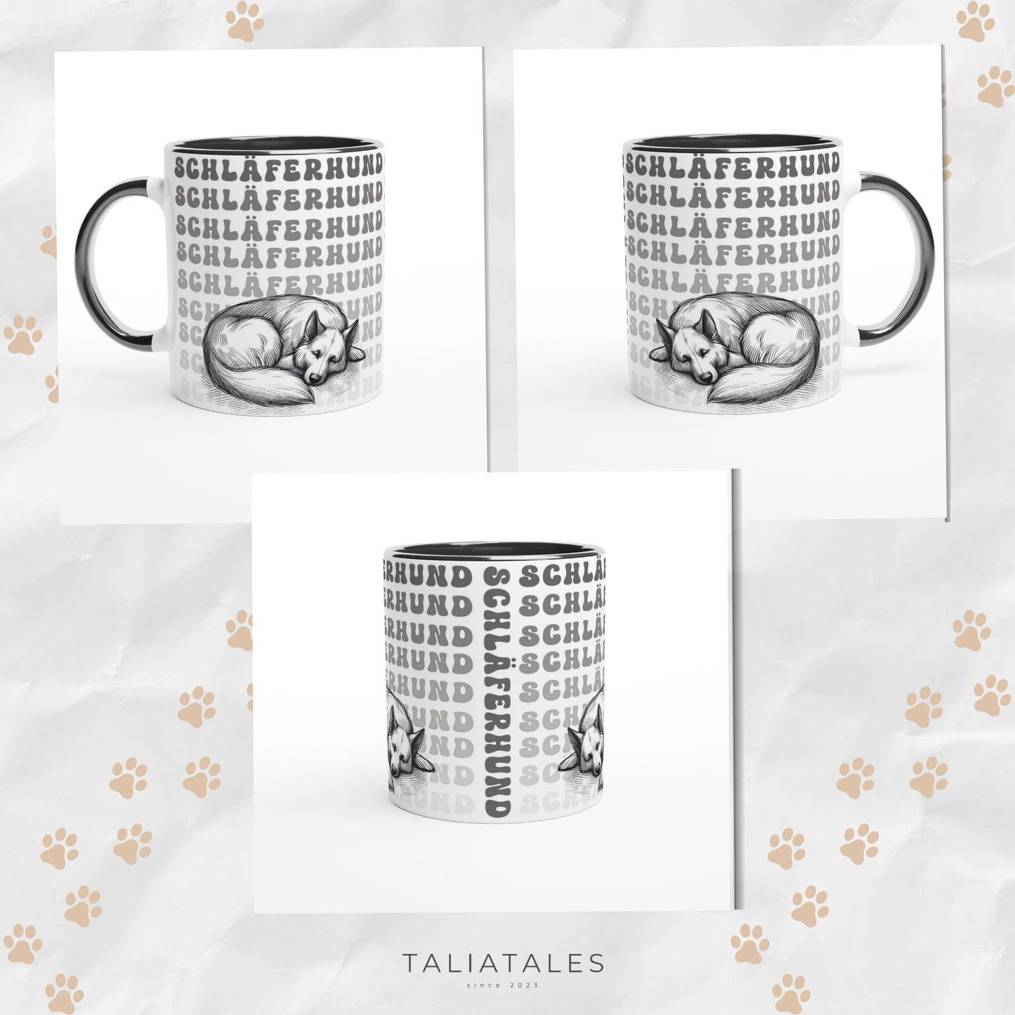 Tasse "Schläferhund" Schäferhund Hundetasse