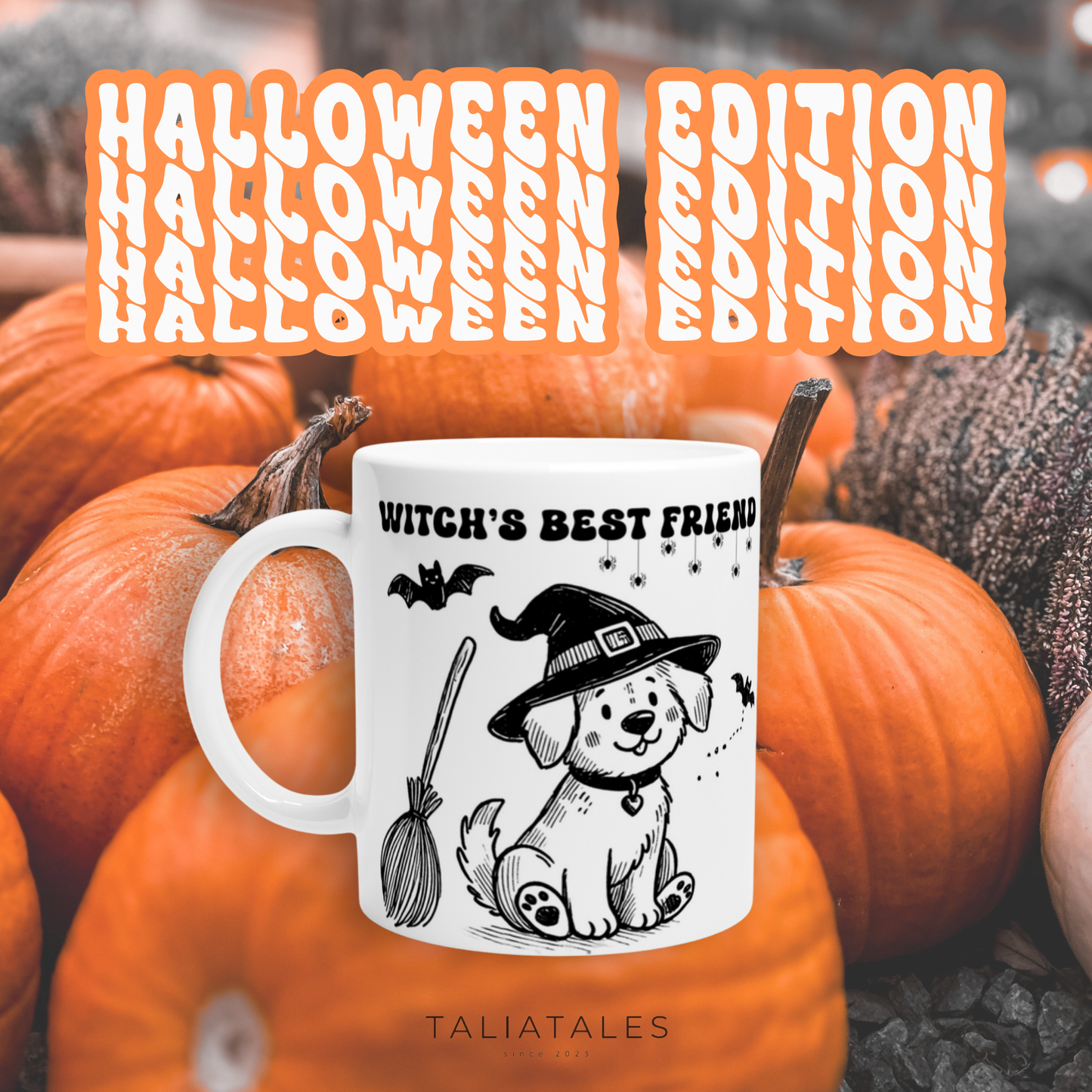 HALLOWEEN DOG Edition Tasse "Witch"