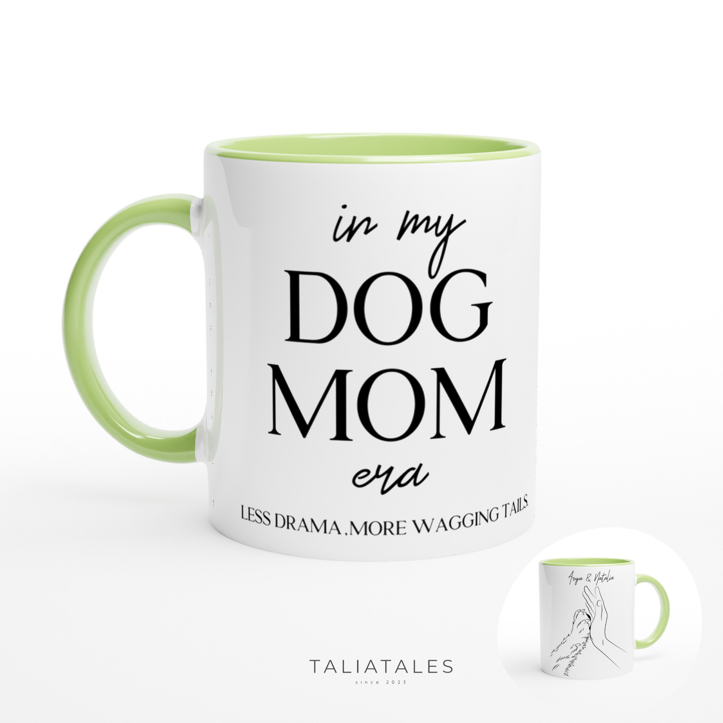Personalisierte IN MY DOG MOM ERA Tasse