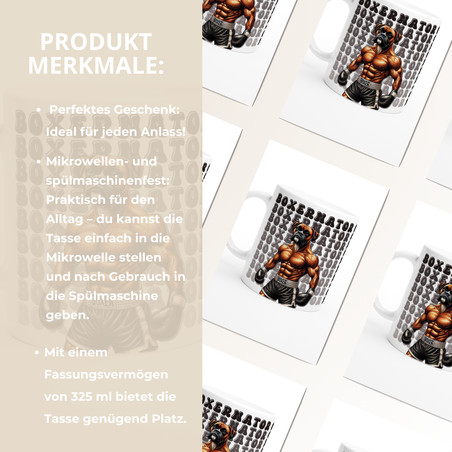 Tasse "Boxernator" Boxer Hundetasse