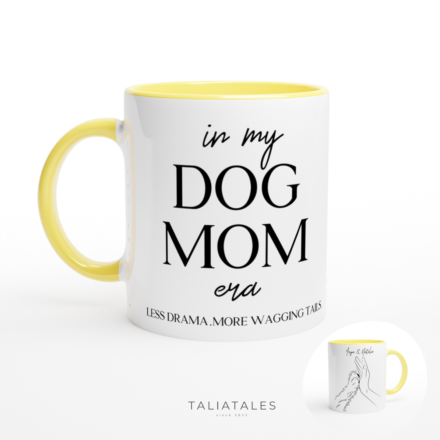 Personalisierte IN MY DOG MOM ERA Tasse