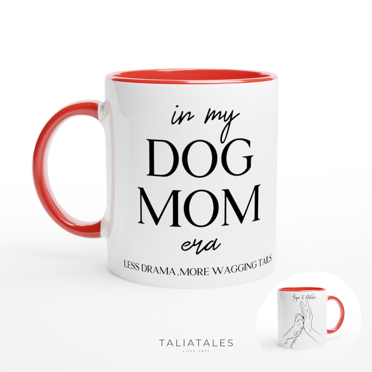 Personalisierte IN MY DOG MOM ERA Tasse