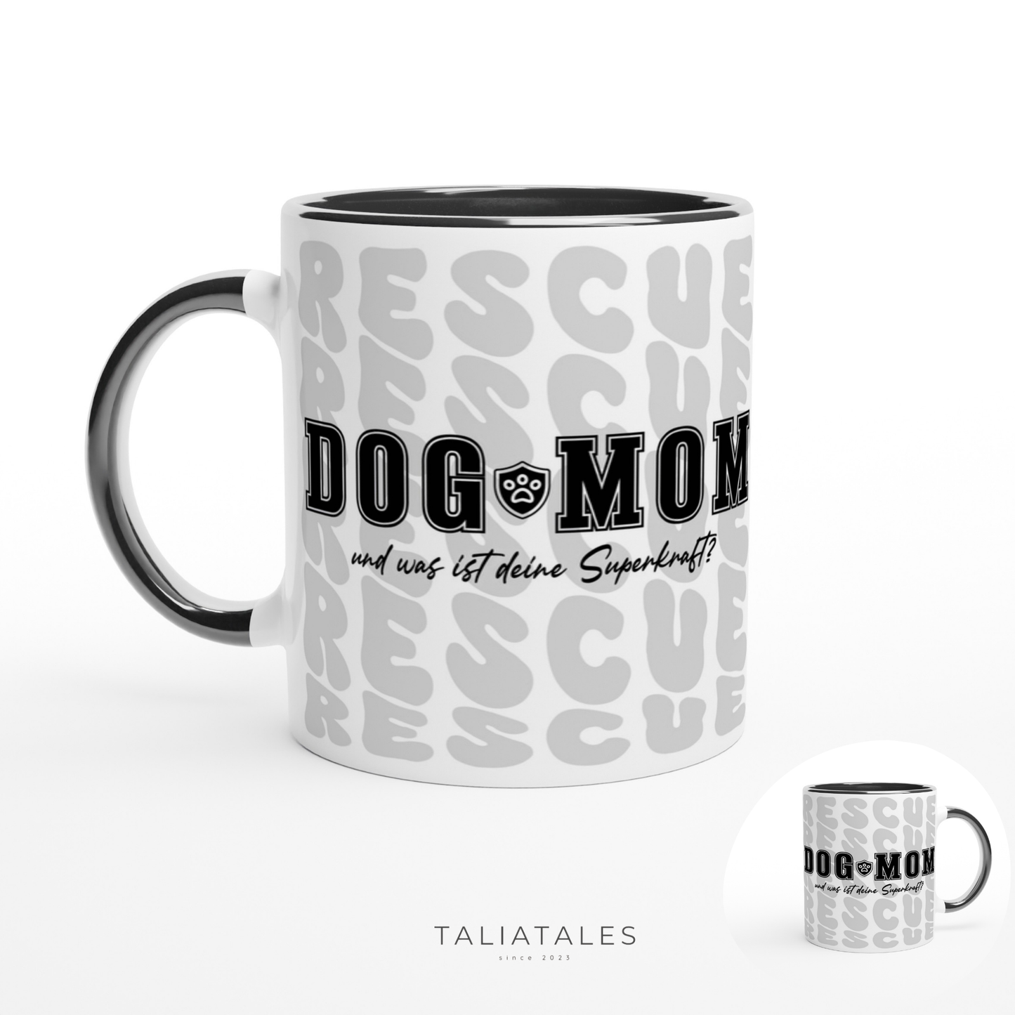 RESCUE DOG Edition Tasse x DOG MOM BK