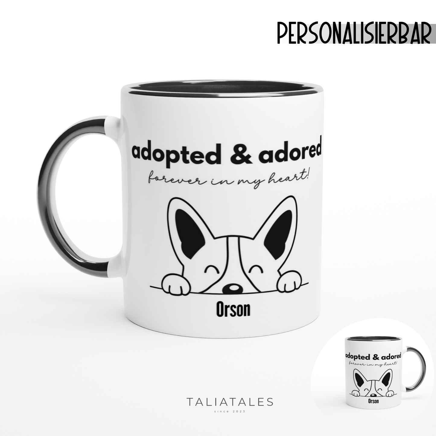 RESCUE DOG Edition Tasse x SMILE *personalisierbar*