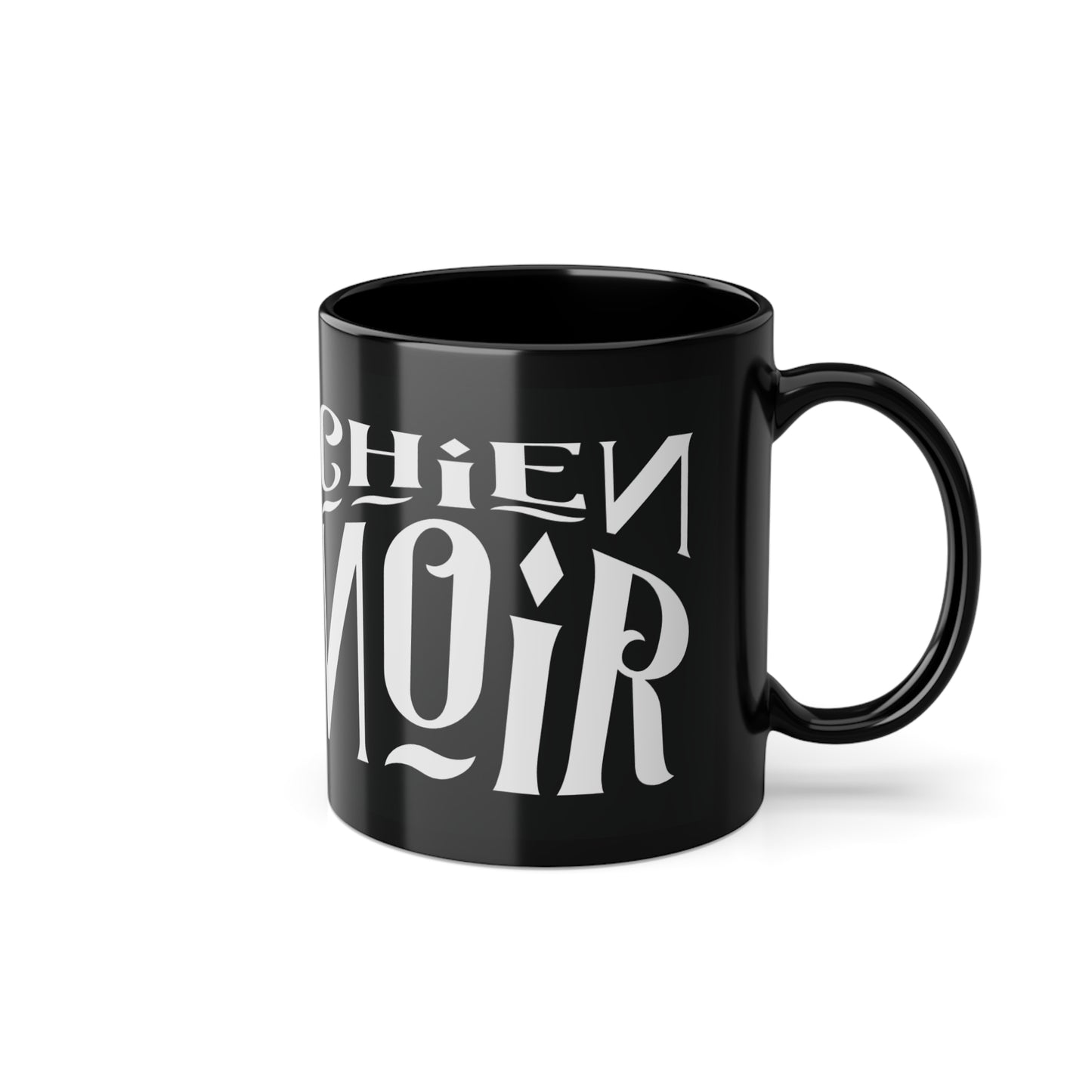 CHIEN NOIR Schwarze Tasse