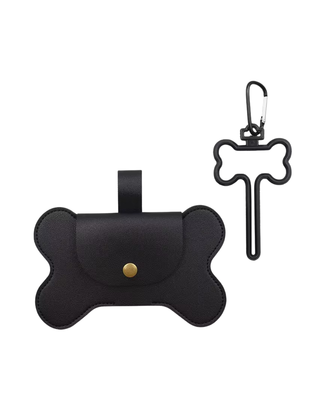 XXL Kotbeutelspender Set – Schwarz