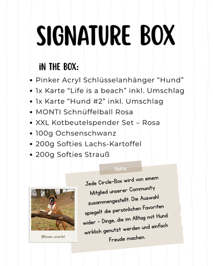 Signature Box Scarlet