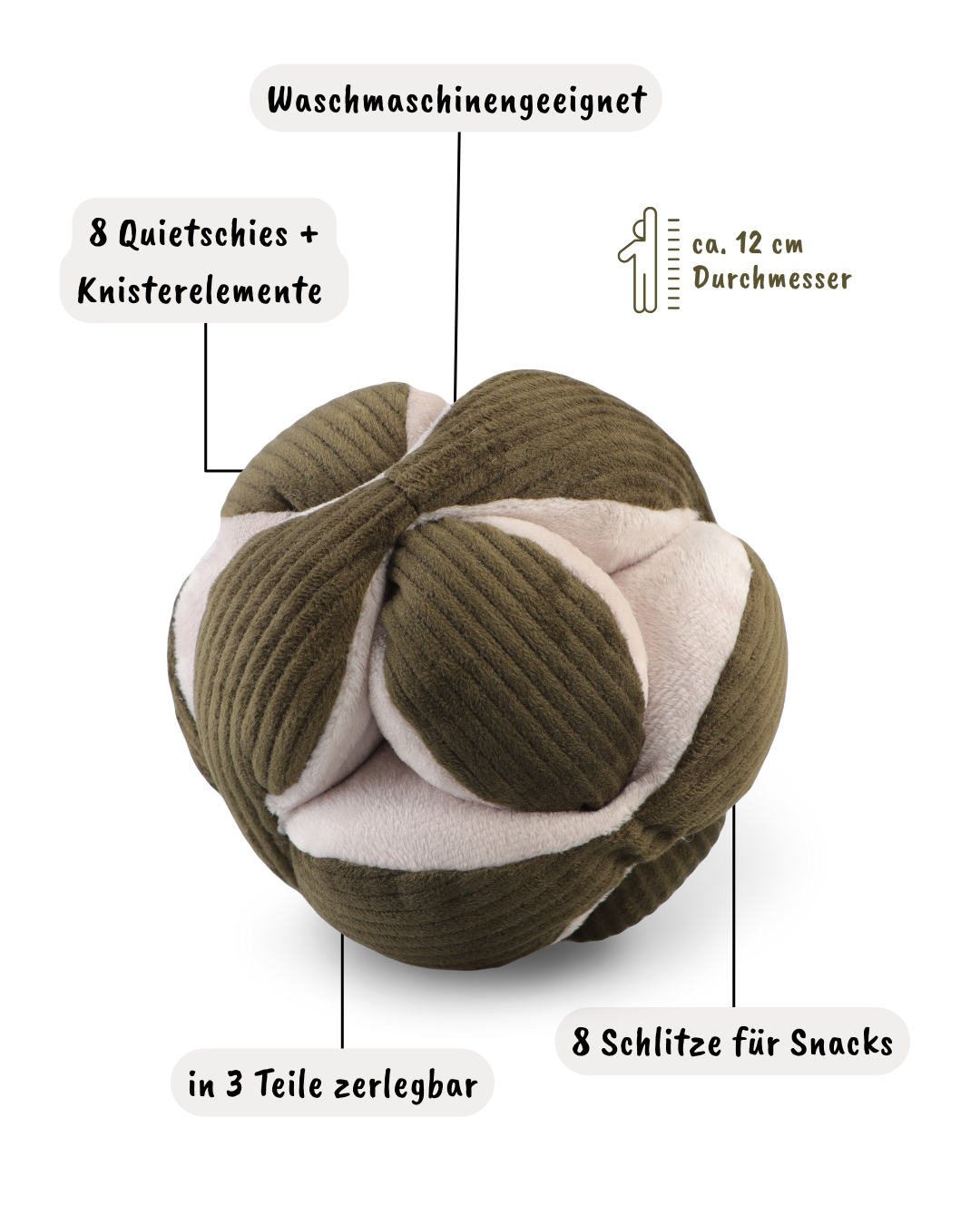 MONTI Schnüffelball Olive