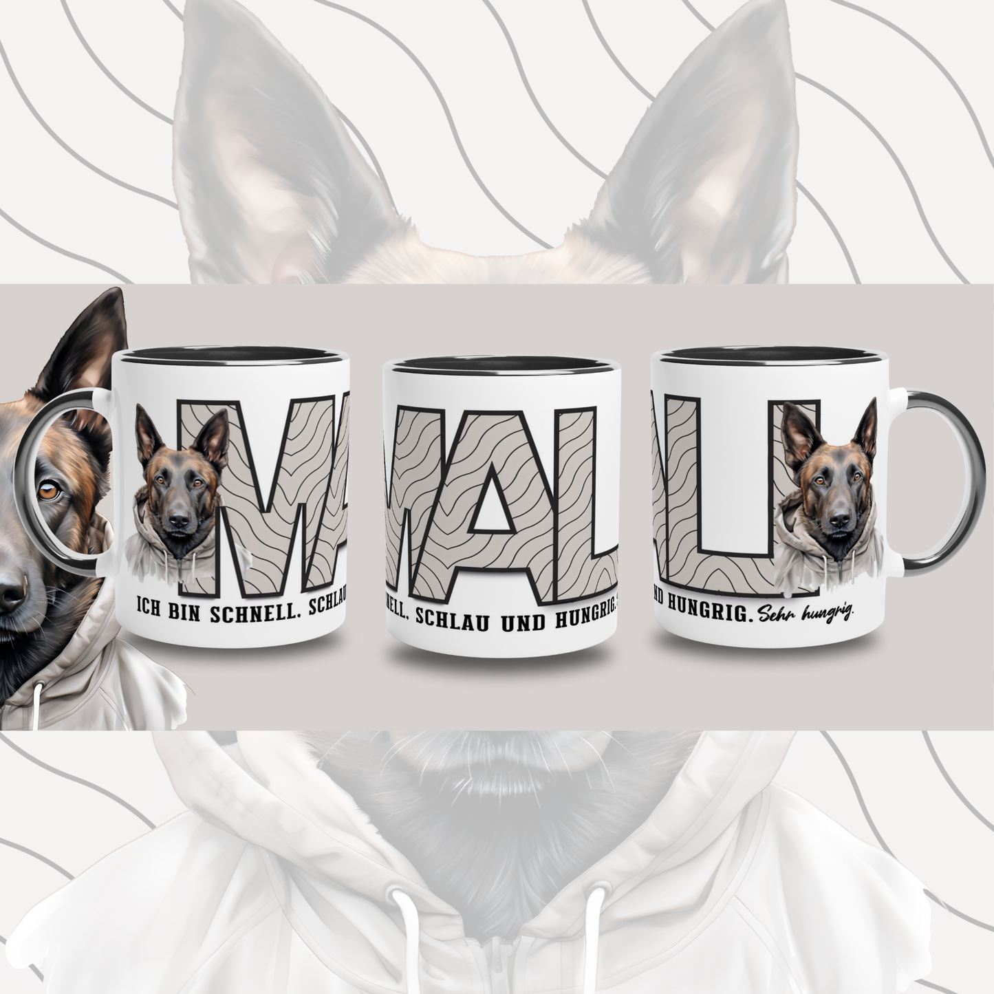 Tasse "Mali" Belgischer Malinois Hundetasse