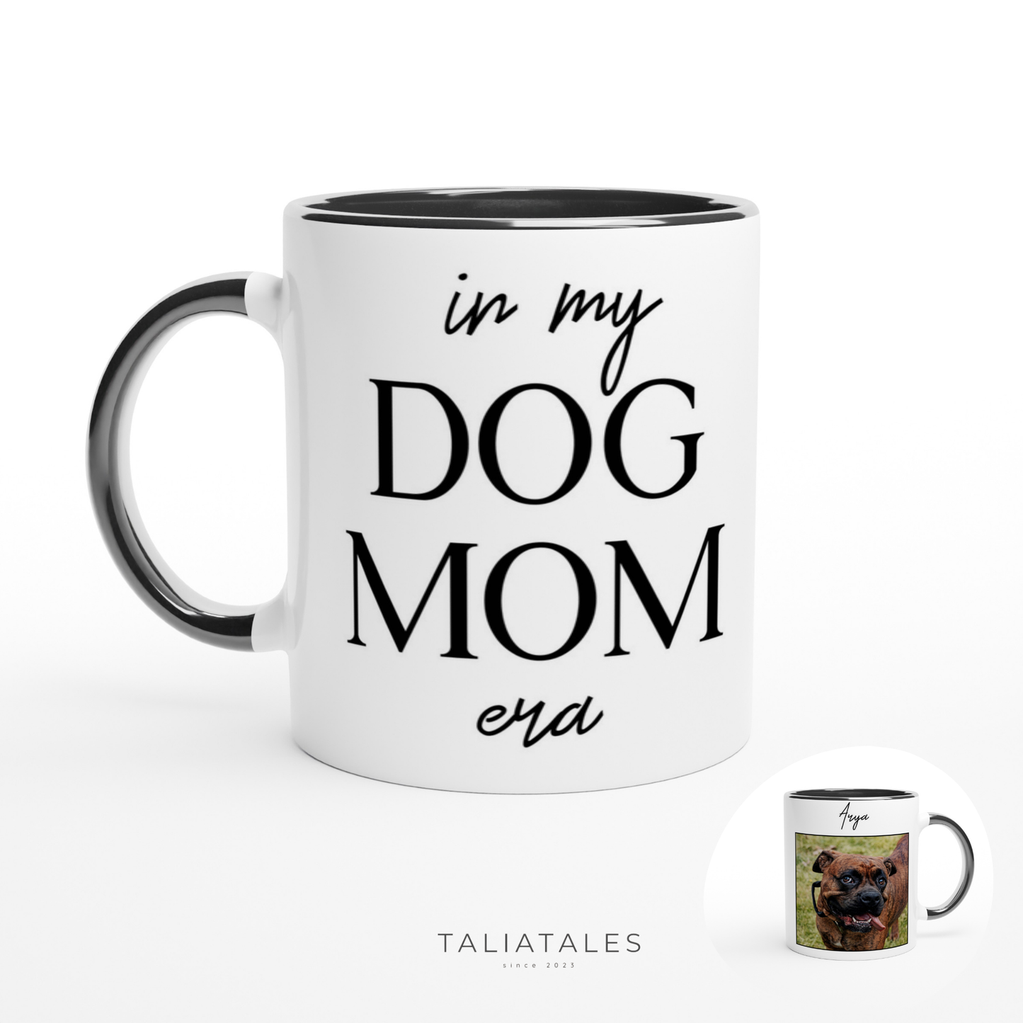 Personalisierte IN MY DOG MOM ERA Fototasse
