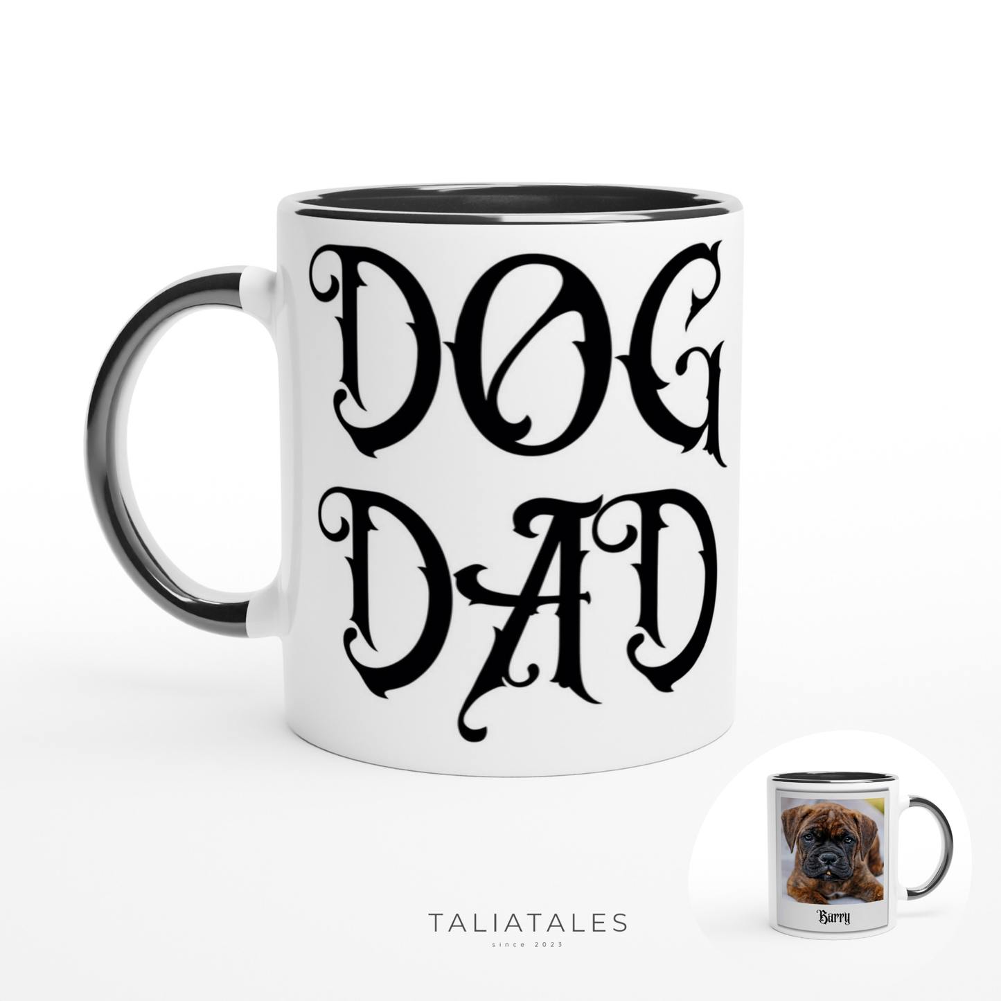 Personalisierte DOG DAD Fototasse III