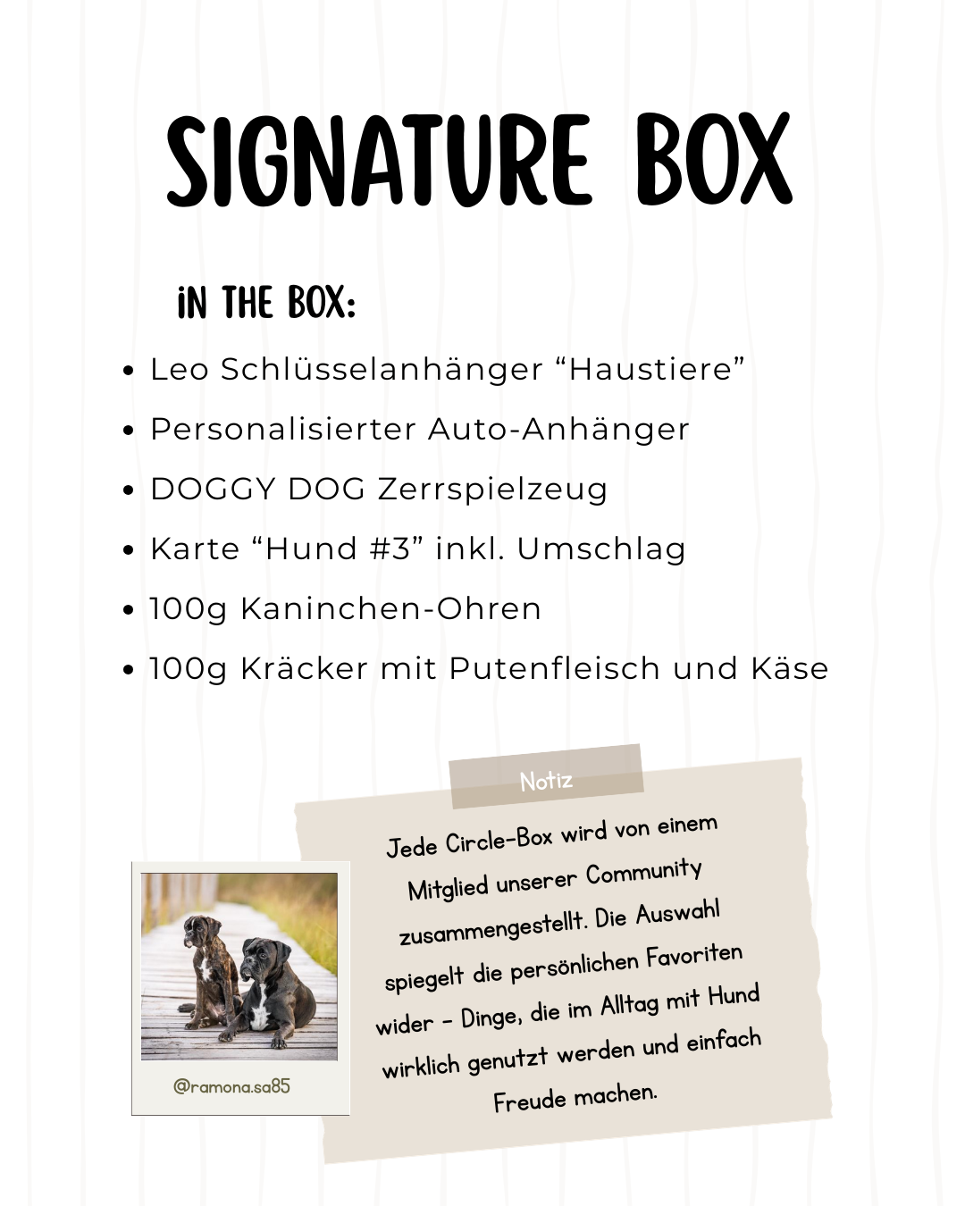 Signature Box Eddy & Peewee