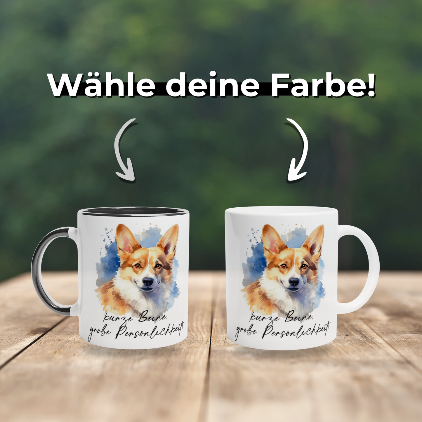 Tasse "Corgi" Pembroke Welsh Corgi Hundetasse 2