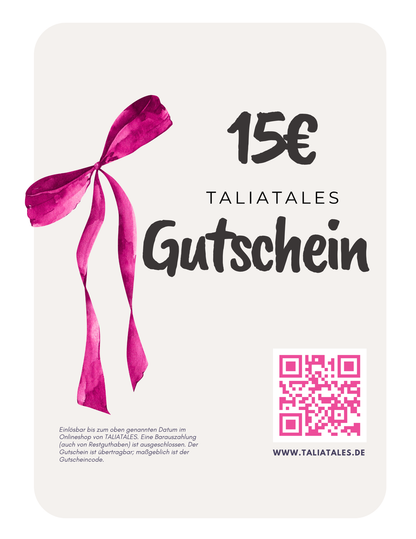 TALIATALES Geschenkgutschein (digital)