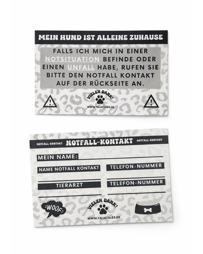 Notfallkarten Hund Leo
