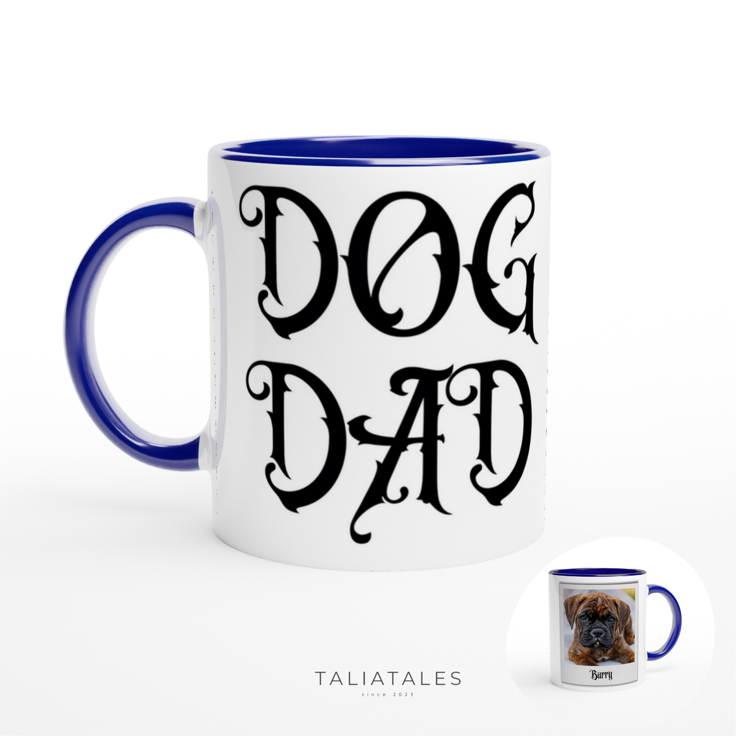 Personalisierte DOG DAD Fototasse III