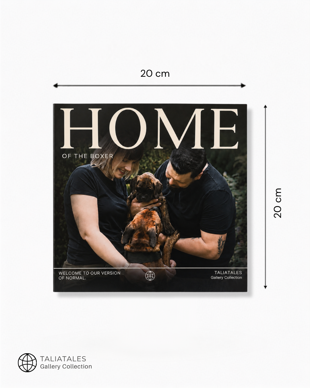 Personalisiertes Gallery Cover HOME | 20 × 20 cm