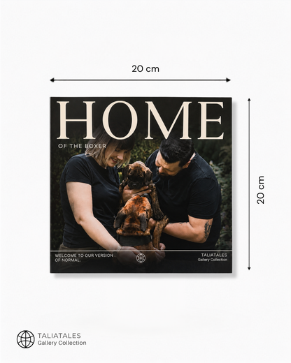 Personalisiertes Gallery Cover HOME | 20 × 20 cm