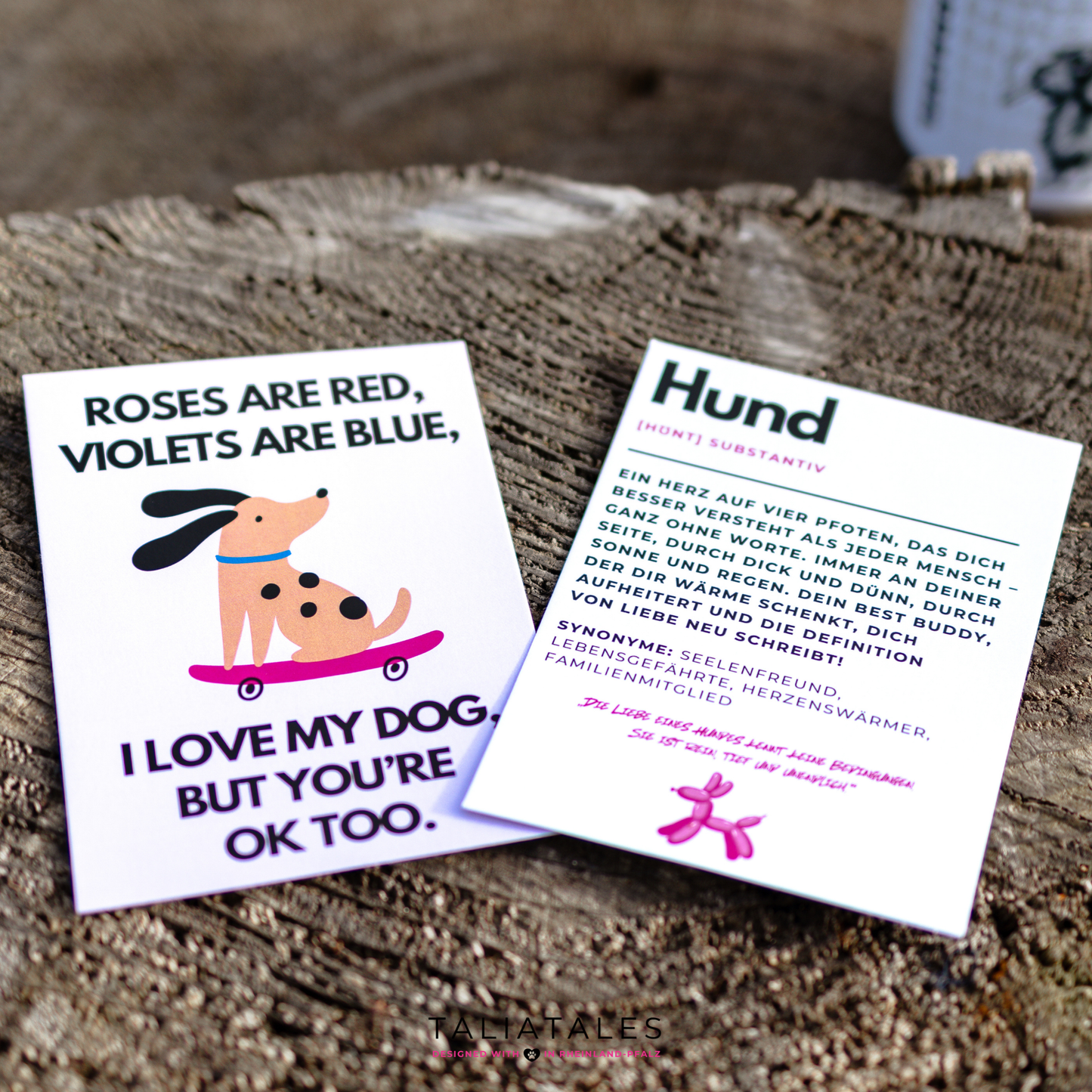 Postkarte Hund #1