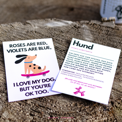 Postkarte Hund #1