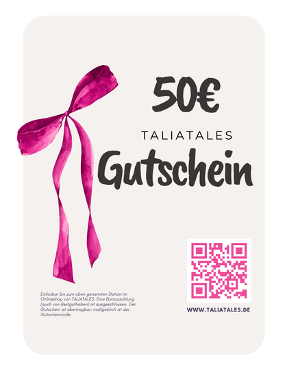 TALIATALES Geschenkgutschein (digital)