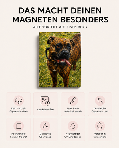 Personalisierter Ölgemälde-Magnet