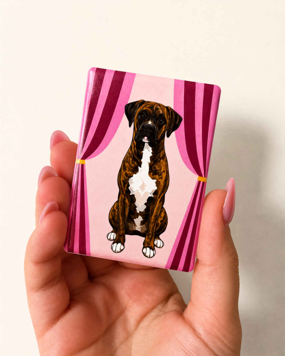 Personalisierter Comic-Magnet