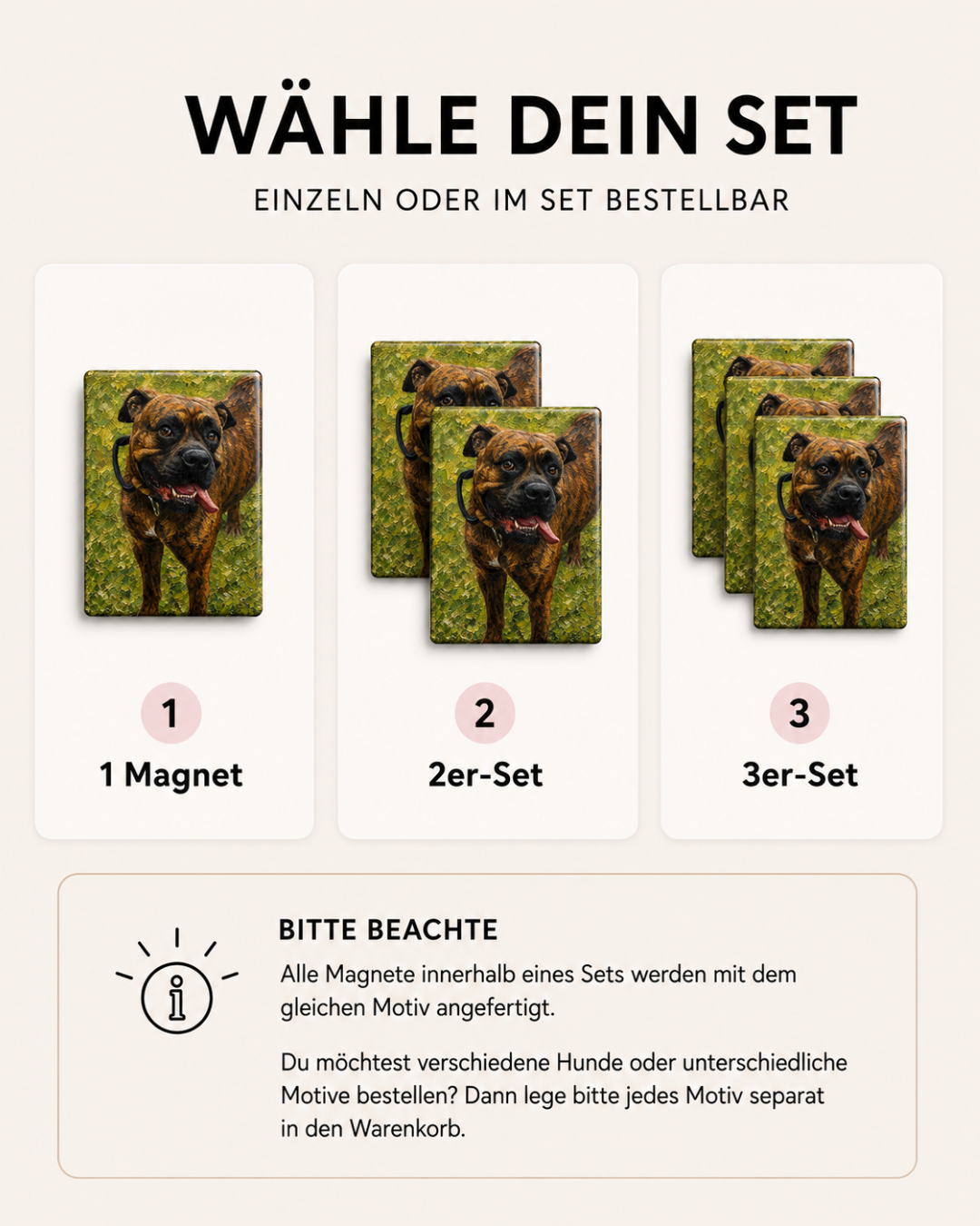 Personalisierter Ölgemälde-Magnet