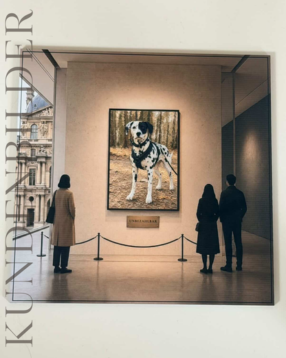 Personalisiertes Hundebild im Museumsstil | 20 × 20 cm