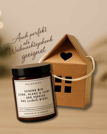 Duftkerze Plätzchenduft mit Häuschen