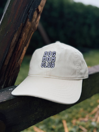Dog Mom Club – Nachhaltige Kappe mit 3D-Stick für stolze Hundemamas