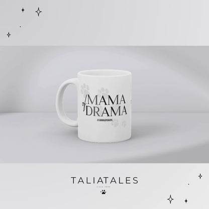 Personalisierte MAMA OF DRAMA TASSE - WHITE EDITION